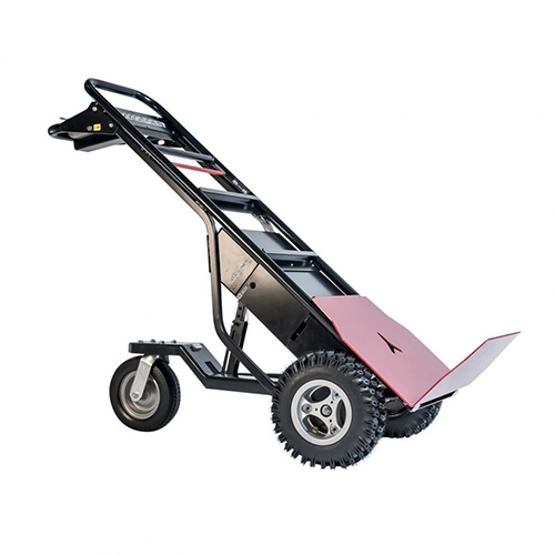 Magliner Motorized Hand Truck with Tread Pneumatic Tires and Front Plate - MHT75CA